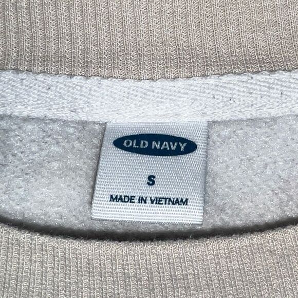 Old Navy Cream Camo Sweater 0473 - Picture 3 of 6